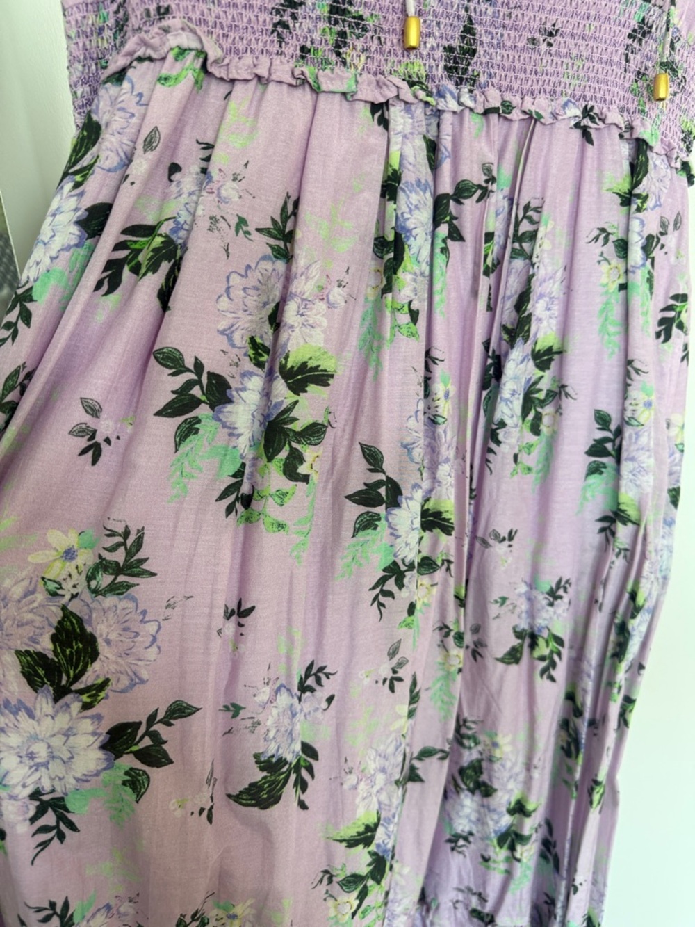 Roller Rabbit Twilight Dahlia Frida Silk-Blend Maxi - Picture 3 of 5